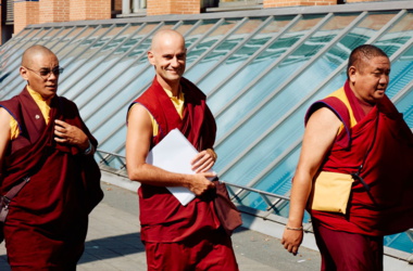 Lama Trinley, HolgerYeshe und Khenpo Kunga 2022 in Nürnberg