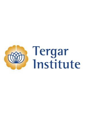Das Logo und der Schriftzug des Tergar Institute in Kathmandu, Nepal